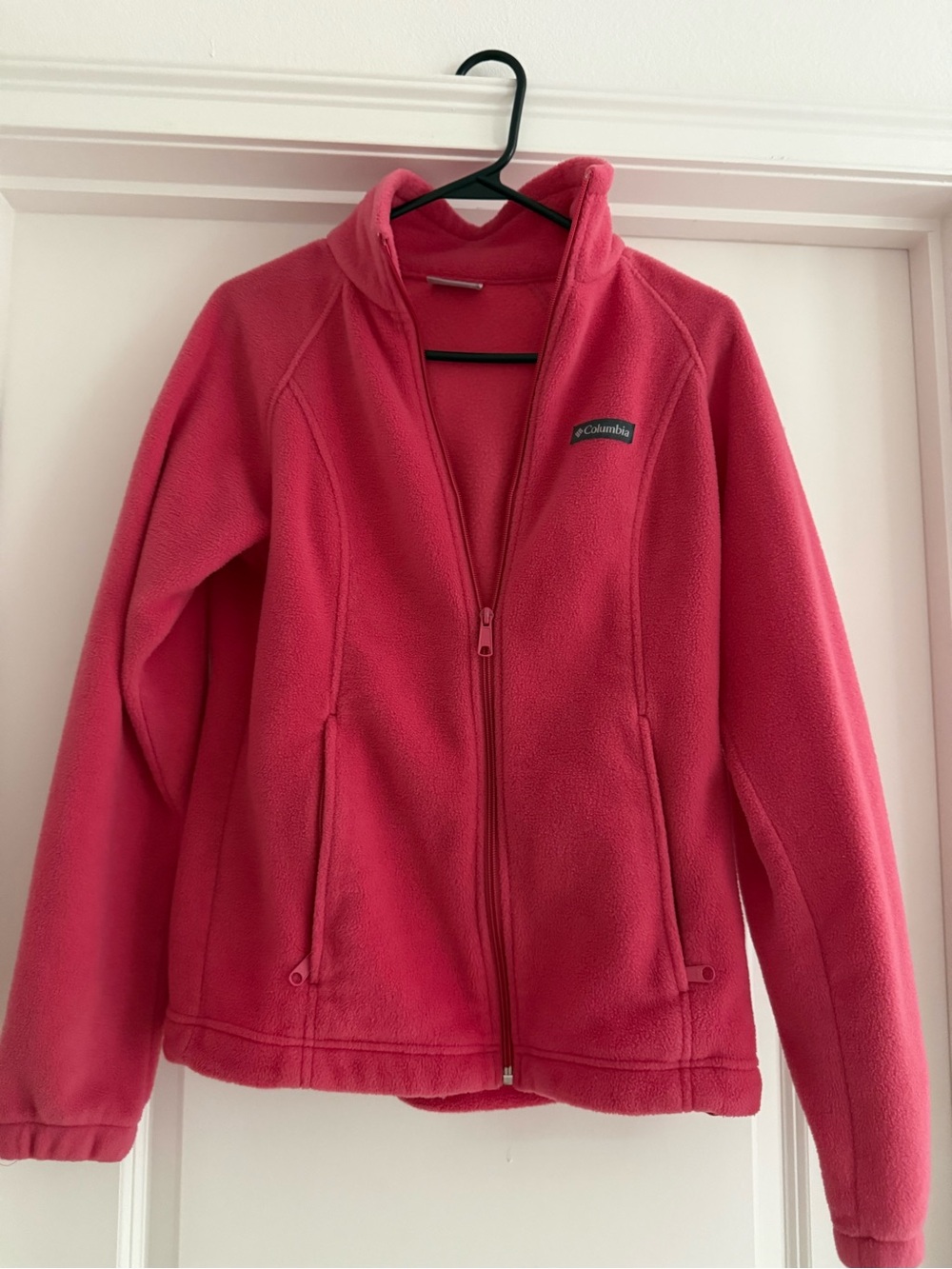 Columbia Women's Hot Pink Teddy Fleece Jacket - Full Zip